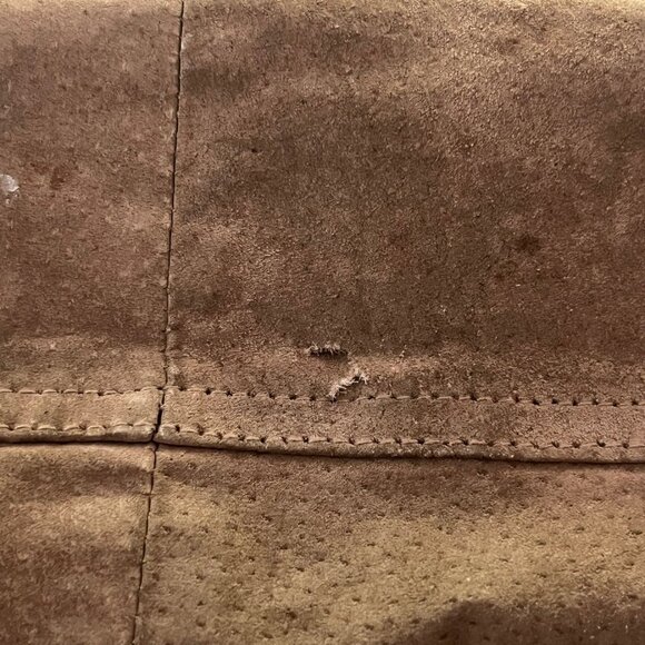 Vintage Basic Editions Suede Bomber Jacket - Picture 9 of 10